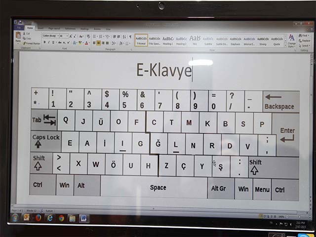 e klavye tasarimi 640x480 - E Klavye’miz Oldu