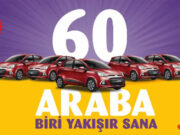 Sana 63. Yılında 60 Otomobil Hediye Ediyor!