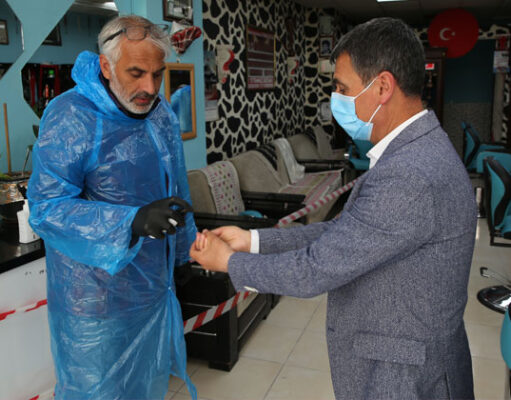 Berberler ve Kuaförler Teftiş Edildi